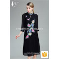 Taobao Vestido Mulheres Casual Moda Chiffon Straight Dresses Novo modelo casual vestidos longos